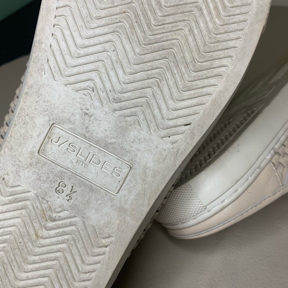 J/Slides Carissa Nude Leather Tasseled Mule Slip On​​​​ - Picture 6 of 7